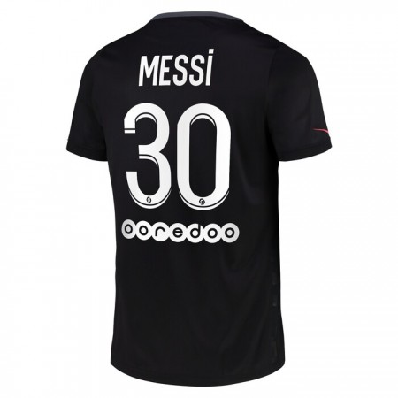Fotballdrakt Paris Saint-Germain PSG Lionel Messi 30 Tredjetrøye 2021-2022 Kortermet